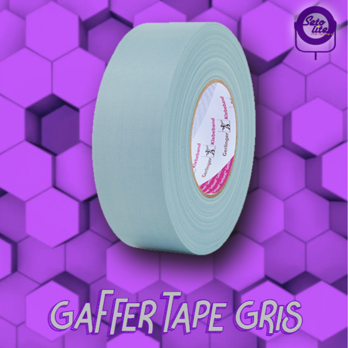 Gaffer tape gris